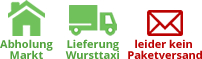 Leider kein Paketversand Leider kein Paketversand