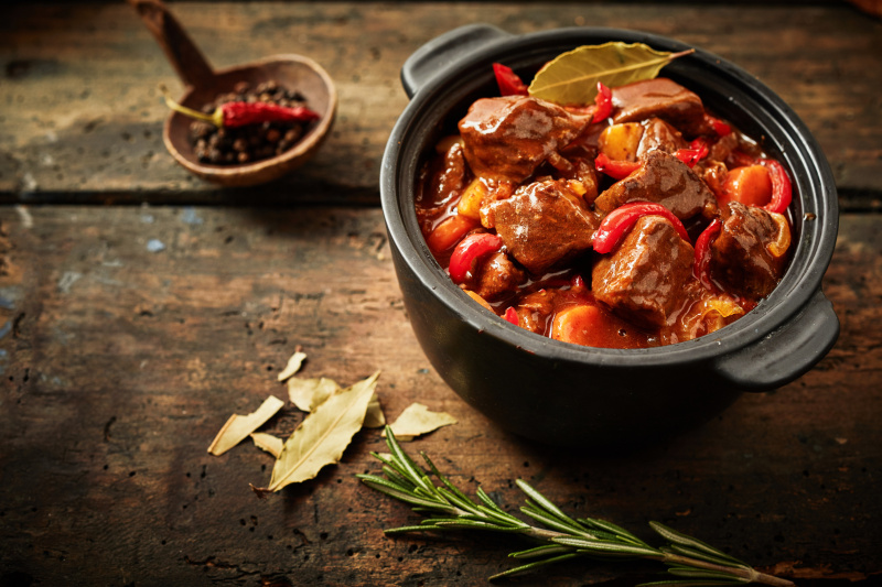Hausgemachtes Rindsgulasch, 5 kg, fertig gekocht & tiefgekhlt