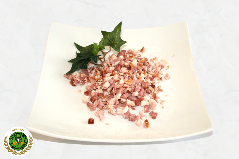 Bauchspeck gewrfelt