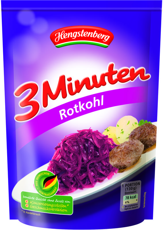 Rotkohl 3min. 400gr Rotkraut