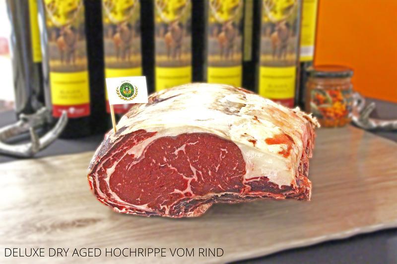 DELUXE DRY AGED Rind Hochrippe mit Knochen STEAK