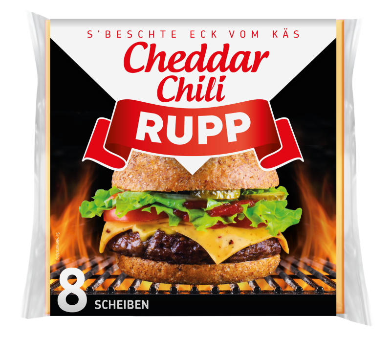 Rupp Cheddar Chili Scheiben 200g