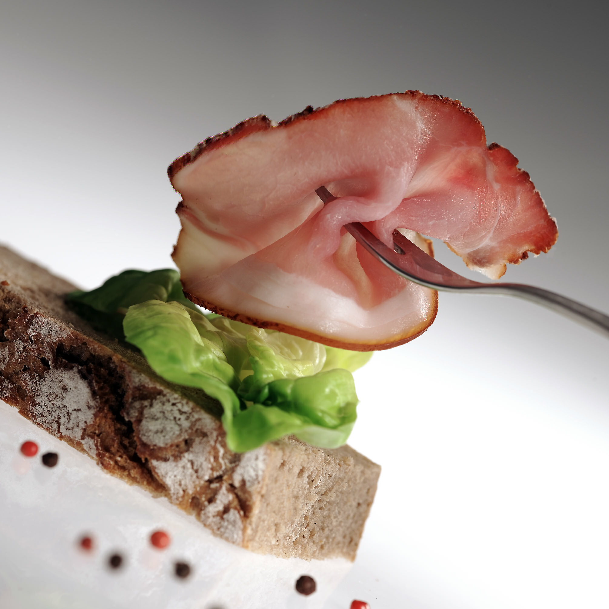 Karreespeck geschnitten Karreespeck geschnitten