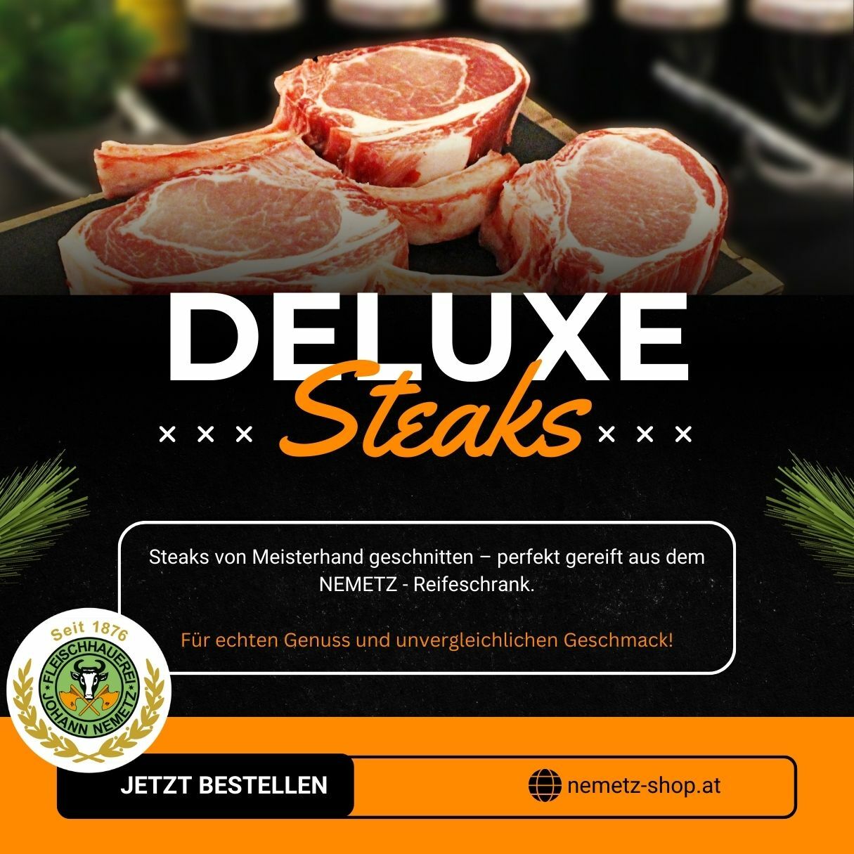 DELUXE TOMAHAWK STEAK VOM SCHWEIN