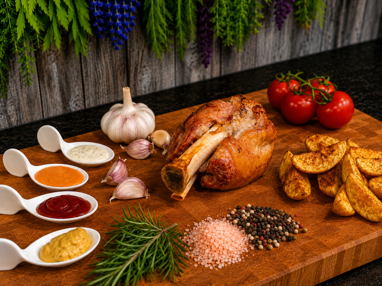 Sous Vide Schweine Stelze