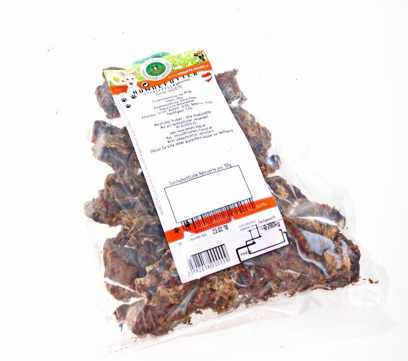 Hund Hhnermagen getrocknet 200g Sack