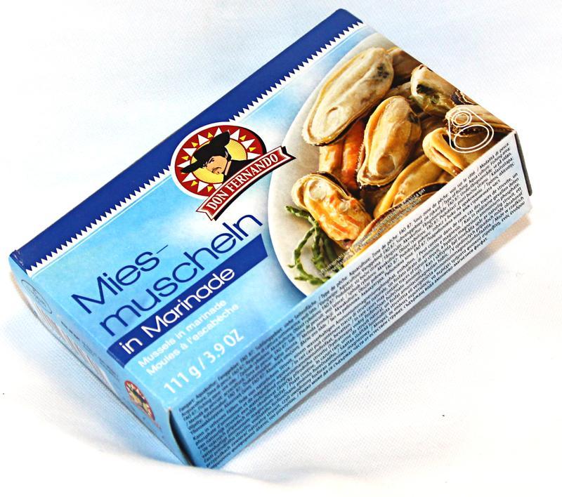 Miesmuscheln in Marinade 111g