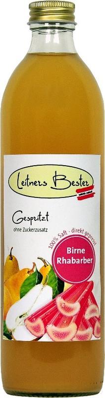 LEITNERS Birne-Rhabarber gespritzt 