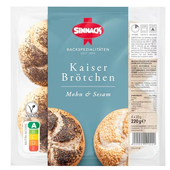 Sinnack Kaiserbr�tchen Mix 4er Packung