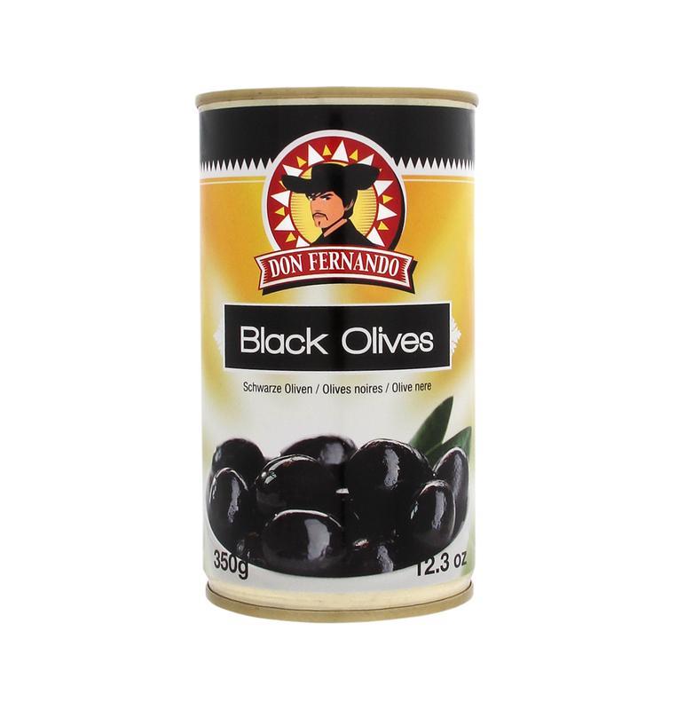 Oliven schwarz mit Stein 350g