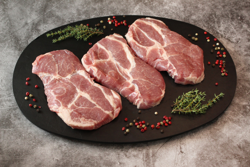 Schweine Schopf geschnitten 10x 160g Schweine Schopf geschnitten 10x 160g